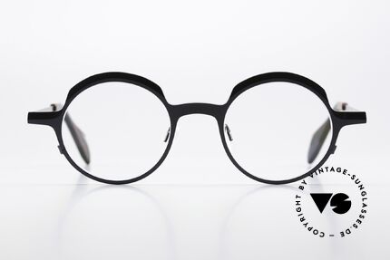 Theo Belgium Brilliant Runde Designerbrille Unisex, Damen- und Herrenbrille zugleich; Round Shape, Passend für Herren und Damen