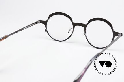 Theo Belgium Brilliant Runde Designerbrille Unisex, das Modell kann natürlich beliebig verglast werden, Passend für Herren und Damen
