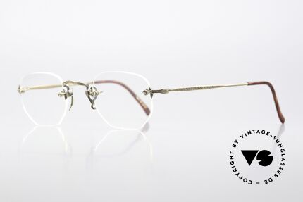 Matsuda 2864 90s Brille Randlos Antik Gold, unter Kennern längst geschätzt & entsprechend begehrt, Passend für Herren und Damen