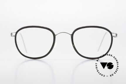 Lindberg Max 48 Air Titan Rim Titan Brille Damen & Herren, Modell MAX in Größe 48-23, Bügellänge 145, Farbe 10, Passend für Herren und Damen