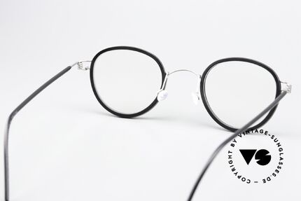 Lindberg Jackie 44 Air Titan Rim Bügel Mit Azetat Überzug, Fassung kann beliebig (optisch / Sonne) verglast werden, Passend für Herren und Damen