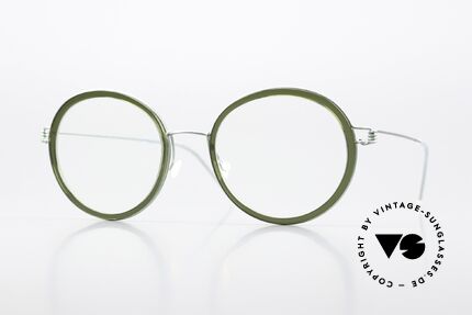 Lindberg Jean Air Titan Rim Frauen Designerbrille Grün Details
