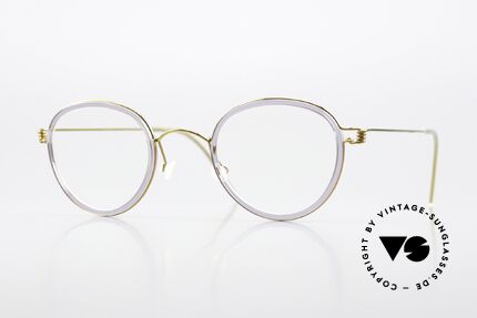 Lindberg Jackie 44 Air Titan Rim Gold & Violett Transluzent Details