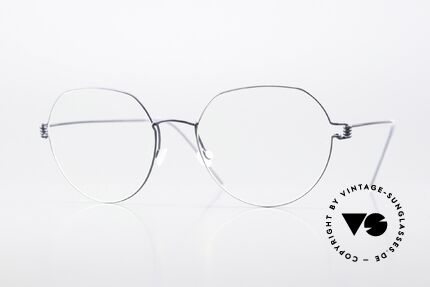 Lindberg Evan Air Titan Rim Pantobrille Matt Blau-Grau Details