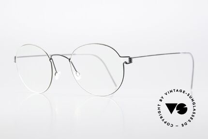 Lindberg Morten Air Titan Rim Pantobrille Schwarz Unisex, markant und stilvoll gleichermaßen = Lindberg Air Titan, Passend für Herren und Damen