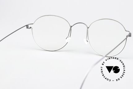 Lindberg Morten Air Titan Rim Pantobrille Schwarz Unisex, ungetragenes Einzelstück mit original Lindberg Hart-Etui, Passend für Herren und Damen