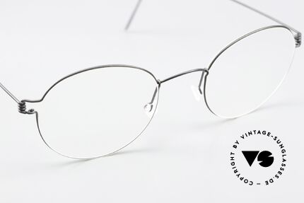 Lindberg Morten Air Titan Rim Pantobrille Schwarz Unisex, Fassung kann beliebig (optisch / Sonne) verglast werden, Passend für Herren und Damen