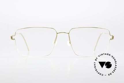 Lindberg Gary Air Titan Rim Eckige Titan Herrenbrille, vielfach ausgezeichnet hinsichtlich Qualität und Design, Passend für Herren