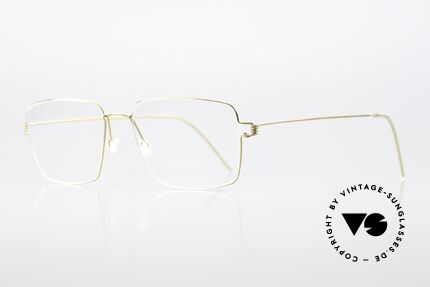 Lindberg Gary Air Titan Rim Eckige Titan Herrenbrille, so zeitlos, stilvoll und innovativ = Prädikat "VINTAGE", Passend für Herren
