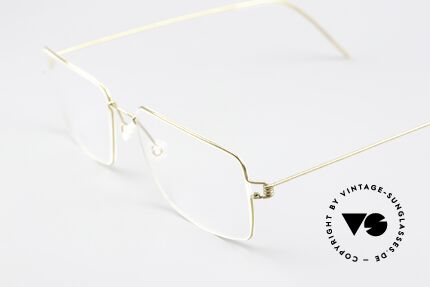 Lindberg Gary Air Titan Rim Eckige Titan Herrenbrille, extrem stabile Fassung, flexibel & elastisch, und nur 3g, Passend für Herren