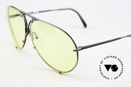 Porsche 5621 80er Pilotenbrille Kalichrome, Gläser verstärken (Rest)Licht und erhöhen Kontraste, Passend für Herren