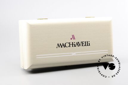 Machiavelli 15-302 Opulente Brille Vergoldet, damals in Kleinserie produziert und entsprechend selten, Passend für Herren und Damen