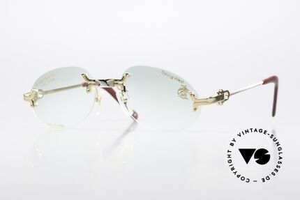 Machiavelli 15-300 Opulente Brille Gold Titan Details
