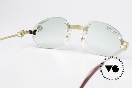 Machiavelli 15-300 Opulente Brille Gold Titan, ungetragenes 80er Einzelstück mit orig. Machiavelli Etui, Passend für Herren und Damen