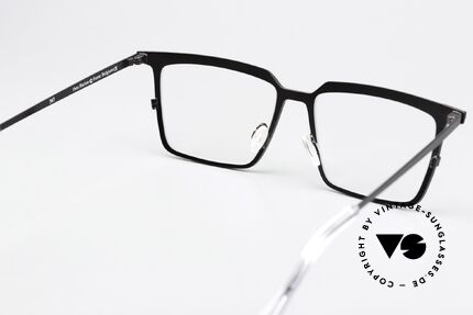 Theo Belgium Barion Eckige Titanium Brille Large, das Modell kann natürlich beliebig verglast werden, Passend für Herren und Damen