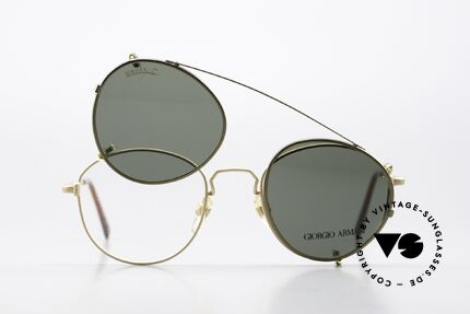 Giorgio Armani 174 Mit Serious Fun Sun-Clip, Größe: small, Passend für Herren und Damen