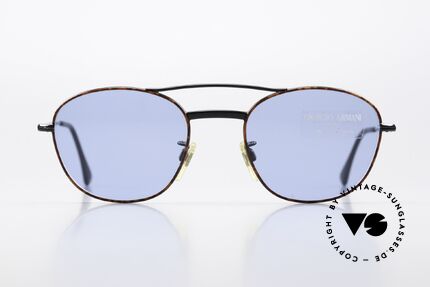 Giorgio Armani 605 Sonnenbrillen Klassiker 90er, eckige Panto-Form; ein absoluter Brillen-Klassiker!, Passend für Herren