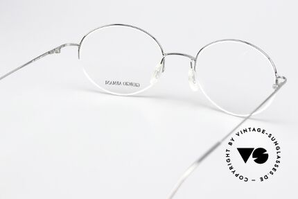 Giorgio Armani 27 Runde 90er Nylor Fassung, ein ungetragenes G. Armani Original aus den 90ern, Passend für Herren und Damen