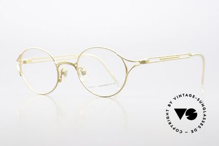 Yohji Yamamoto 51-4103 Panto Designer Brille 90er, MUST HAVE für alle Liebhaber von Qualität & Design, Passend für Herren und Damen