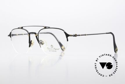 Aigner EA55 Nylorbrille Halbrand Men 90s, limitierte Luxus-Brille mit Serien-Nummer 706392, Passend für Herren