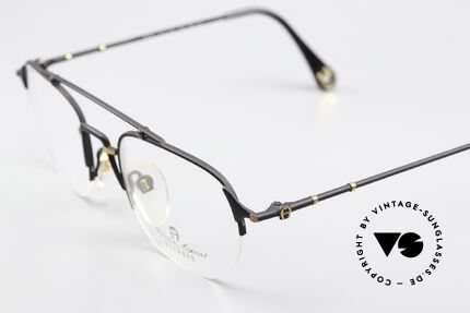 Aigner EA55 Nylorbrille Halbrand Men 90s, halb randlose / rahmenlose Fassung, da Nylor-Faden, Passend für Herren