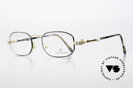 Chronoswiss CS1 80er Brille Zur Luxusuhr, die Bügellänge ist dank der Zwiebelkrone verstellbar, Passend für Herren und Damen
