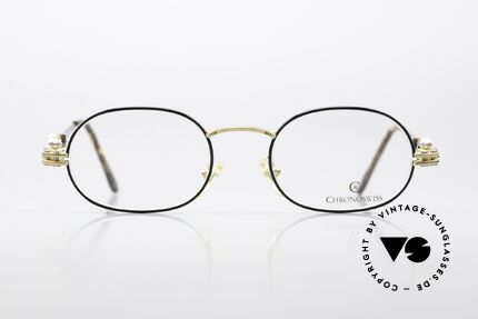 Chronoswiss CS3 80er Brille Für Uhrenkenner, rare Luxusbrille für wahre Insider und Uhren-Kenner, Passend für Herren und Damen