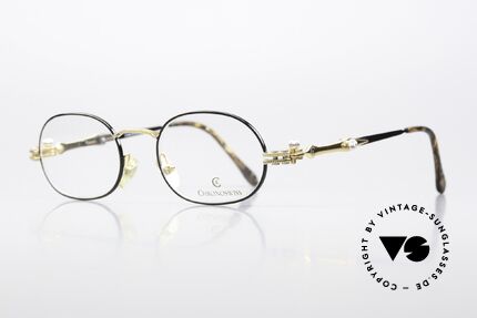 Chronoswiss CS3 80er Brille Für Uhrenkenner, die Bügellänge ist dank der Zwiebelkrone verstellbar, Passend für Herren und Damen