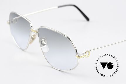 Cartier Panthere G.M. - M Platin Herrenbrille Von 1988, teure Luxus-Brillenfassung in Medium Größe 56-14, 135, Passend für Herren