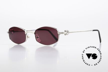 Cartier Ginger Polarisierende Sonnengläser, gebürstete Platin-Legierung; entsprechend wertig!, Passend für Herren und Damen