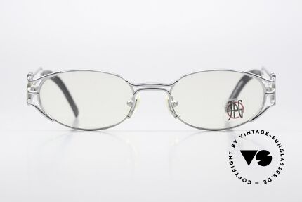 Jean Paul Gaultier 58-5102 Steampunk Style 90er Brille, hochwertiges Gestell mit vielen Details; typisch JPG, Passend für Herren und Damen