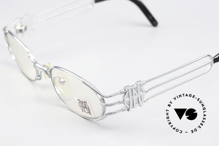 Jean Paul Gaultier 58-5102 Steampunk Style 90er Brille, nie getragen; wie alle unsere alten JPG vintage Brillen, Passend für Herren und Damen