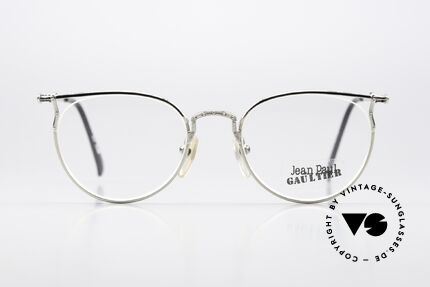 Jean Paul Gaultier 55-3177 Designerbrille Von 1997, sehr leichtes Gestell & mit zahlreichen Details, Passend für Herren und Damen