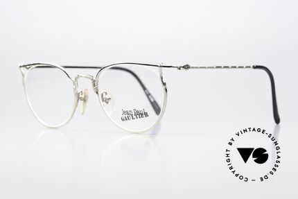 Jean Paul Gaultier 55-3177 Designerbrille Von 1997, Rahmenkonstruktion mit randloser Glasfassung, Passend für Herren und Damen