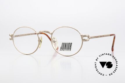 Jean Paul Gaultier 57-3176 90er Brille In Rusty Gold Details