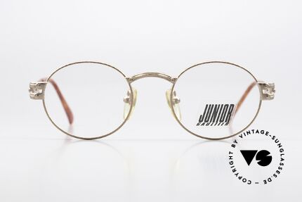Jean Paul Gaultier 57-3176 90er Brille In Rusty Gold, herausragende Fertigungsqualität (made in JAPAN), Passend für Herren und Damen