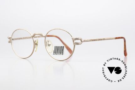 Jean Paul Gaultier 57-3176 90er Brille In Rusty Gold, unisex Titanium-Fassung in einzigartiger Kolorierung, Passend für Herren und Damen