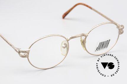 Jean Paul Gaultier 57-3176 90er Brille In Rusty Gold, viele Rahmendetails; J.P.G. Junior Gaultier Collection, Passend für Herren und Damen
