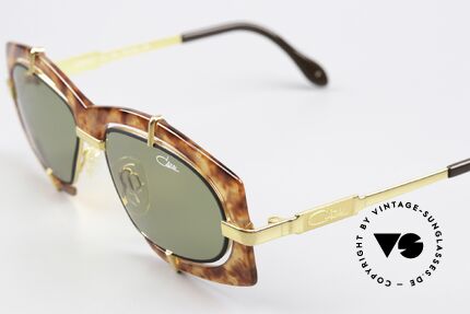 Cazal 872 Verrückte 90er Sonnenbrille, daher eine entsprechend beliebte HipHop-Sonnenbrille, Passend für Herren und Damen