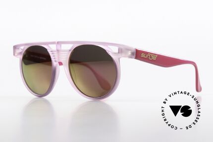 Carrera 5251 Violett Pink Verspiegelt 90s, 'Steampunk Sonnenbrille' oder 'Industrial Design', Passend für Herren und Damen