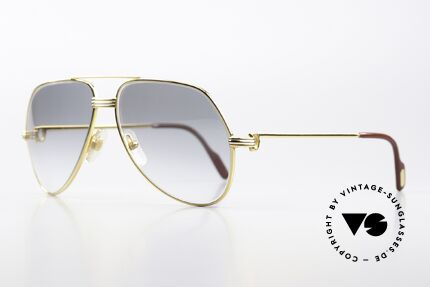 Cartier Vendome LC - M High-End Mineral Ratti Gläser, mit "Louis Cartier Dekor" in MEDIUM Gr. 59-14, 140, Passend für Herren