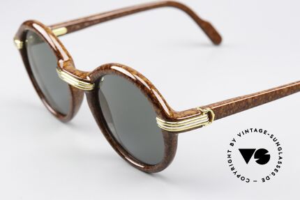 Cartier Cabriolet - S Luxus Sonnenbrille Von 1991, hochwertig entspiegelte Sonnengläser; 100% UV Schutz, Passend für Herren und Damen
