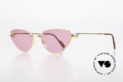 Cartier Rivoli - M Feminine Luxusbrille Pink, Top-Qualität & hoher Tragekomfort (made in France), Passend für Damen