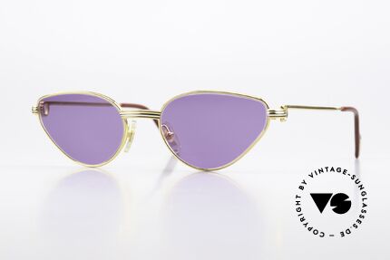 Cartier Rivoli - S Feminine Luxusbrille Lila, edle Luxus-Designerbrille aus den 90ern, S Gr. 52°18, Passend für Damen