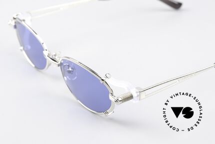 Jean Paul Gaultier 56-0035 Ovale 90er Titan Sonnenbrille, ungetragenes Unikat (wie all unsere vintage Gaultiers), Passend für Herren und Damen