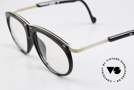 Porsche 5660 Einstellbare Vintage Brille, tolle Materialkombination & Verarbeitung; + Etui, Passend für Herren