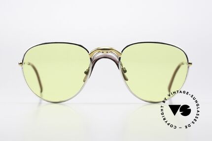 Porsche 5662 - S Sportlicher Sattelsteg 90er, silber/goldene Metallfassung mit einem Sattelsteg, Passend für Herren und Damen