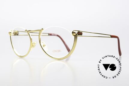 Stefano Russo Concert 966 Italienische Damenbrille 90's, er arbeitete für Celine, Prada, Louis Vuitton, etc., Passend für Damen