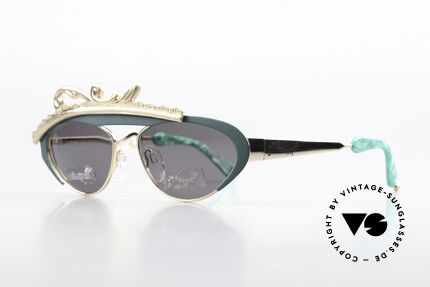 Silhouette M9608 Eyecatcher Damenbrille 80er, enorm hochwertig (100% UV) mit grandiosen Farben, Passend für Damen