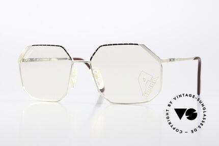 Alpina FM43 80er Designer Brille No Retro, hochwertige Alpina Brillenfassung von circa 1988, Passend für Herren und Damen